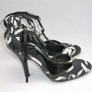 Black White Pumps Heels